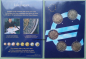 Preview: Deutschland 5 x 2 Euro Gedenkmünzen 2012 TYE 10 Jahre Euro-Bargeld (A,D,F,G,J) Münzkarte