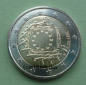 Preview: Lettland 2 Euro CoinCard 2015 Europaflagge Gedenkmünze