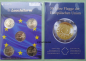 Preview: Deutschland 5 x 2 Euro Gedenkmünzen 2015 Europaflagge (A,D,F,G,J) Münzkarte