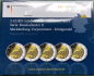 Preview: Deutschland Off. Blister 2024 Mecklenburg-Vorpommern Königsstuhl 2-Euro-Gedenkmünzenset (A,D,F,G,J) Spiegelglanz