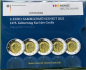 Preview: Deutschland Off. Blister 2023 Karl der Große 2-Euro-Gedenkmünzenset (A,D,F,G,J) Spiegelglanz