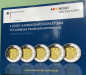 Preview: Deutschland Off. Blister 2024 Paulskirchenverfassung 2-Euro-Gedenkmünzenset (A,D,F,G,J) Spiegelglanz