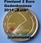 Preview: Finnland 2 Euro Rolle Gedenkmünzen 2011 Bank