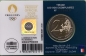 Preview: Frankreich 2 Euro CoinCard 2024 Olympische Spiele Paris Gedenkmünze Nr. 2 (blau - A) Herkules Ringkampf