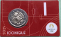 Preview: Frankreich 2 Euro CoinCard 2024 Olympische Spiele Paris Gedenkmünze Nr. 4 (rot - I) Herkules Ringkampf