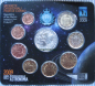 Preview: San Marino Offizieller Kursmünzensatz 2009 (1 Cent bis 2 Euro + 5 Euro Silbermünze) Astronomie FDC