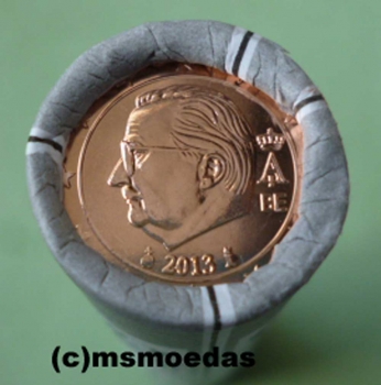 Belgien 2 Cent Rolle 2013 Euromünzen