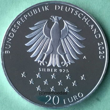 Preview: Deutschland 20 Euro Sondermünze 2020 Freiherr von Münchhausen (A)