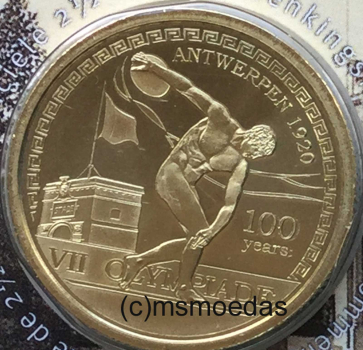 Preview: Belgien 2,50 Euro CoinCard 2020 Antwerpen Sondermünze