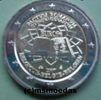 Preview: Belgien 2 Euro CoinCard 2007 Römische Verträge 