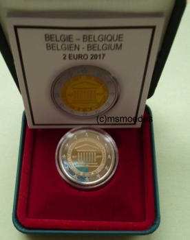 Belgien 2 Euro Gedenkmünze 2017 Universität Gent Proof