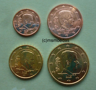 Belgien Euro KMS (klein) 2015 (2 Cent, 5 Cent, 10 Cent, 50 Cent)