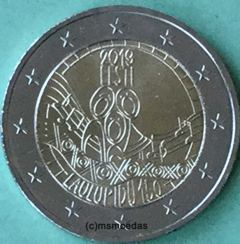 Estland 2 Euro Gedenkmünze 2019 Liederfest