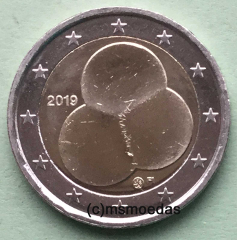 Finnland 2 Euro Gedenkmünze 2019 Verfassung