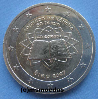 Preview: Irland 2 Euro CoinCard 2007 Römische Verträge Gedenkmünze