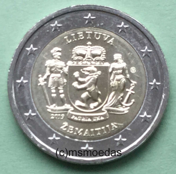 Litauen 2 Euro Gedenkmünze 2019 Samogitien – Žemaitija
