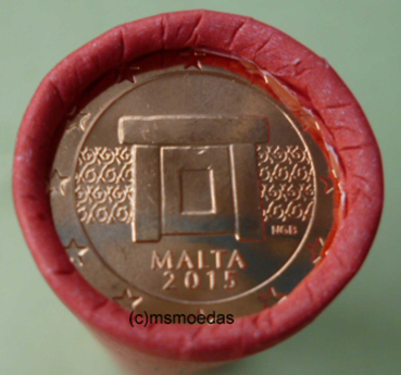 Malta 5 Cent Rolle 2015