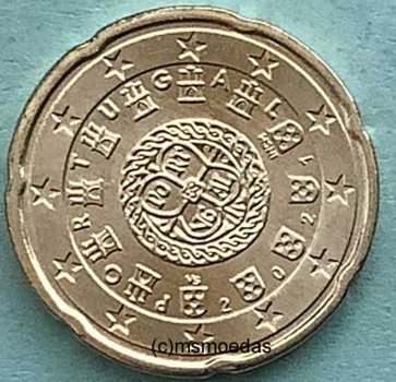 Portugal 20 Euro-Cent 2023 Stempelglanz