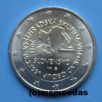 Slowakei 2 Euro Gedenkmünze 2011 Visegrád