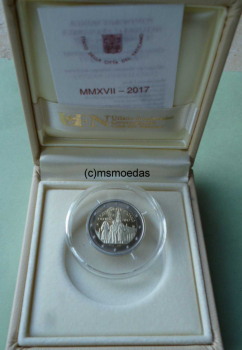 Vatikan 2 Euro Gedenkmünze 2017 Fatima Etui Proof PP