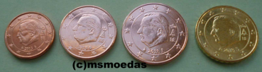 Belgien Euro KMS (klein) 2013 (1 Cent, 2 Cent, 5 Cent, 10 Cent)