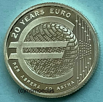 Belgien 2,50 Euro Sondermünze 2022 Euro-Münzen 20 Jahre