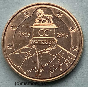 Preview: Belgien 2,50 Euro Sondermünze 2015 Waterloo