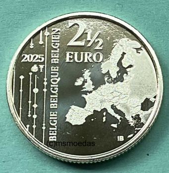 Preview: Belgien 2,50 Euro Sondermünze 2025 ESA