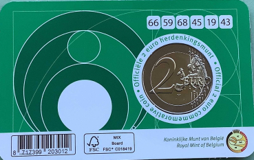 Preview: Belgien 2 Euro CoinCard 2025 Nationallotterie Gedenkmünze (franz.)