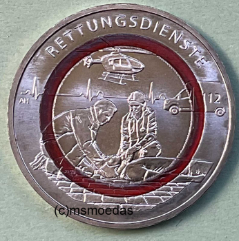 Preview: Deutschland 10 Euro Rolle Sondermünzen 2026 Rettungsdienste (J)
