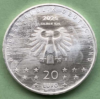 Deutschland 20 Euro Sondermünze 2025 Berlinale (A)