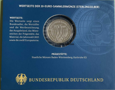 Preview: Deutschland 20 Euro Silber Sondermünze 2025 Jahr der Frau (G)