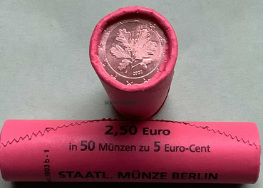 Deutschland 5 Cent Rolle 2022 (A) Berlin