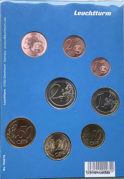 Preview: Bulgarien 8 Euromünzen 1 Cent bis 2 Euro 2026 Münzkarte Euro-Kursmünzensatz KMS