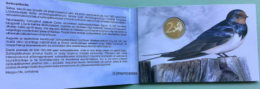 Preview: Estland 2 Euro CoinCard 2023 Rauchschwalbe Gedenkmünze