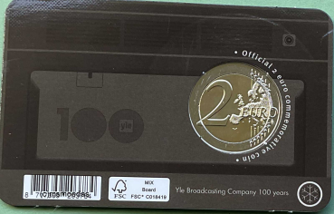 Preview: Finnland 2 Euro CoinCard 2026 Finnischer Rundfunk Yleisradio Gedenkmünze FI/SE