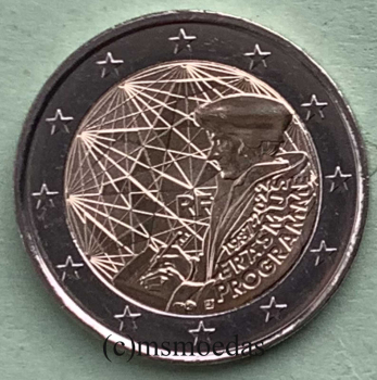 Frankreich 2 Euro Gedenkmünze 2022 Erasmus-Programm