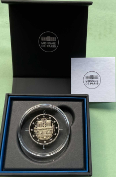 Frankreich 2 Euro Gedenkmünze 2025 Notre Dame Proof Etui