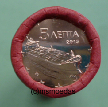 Griechenland 5 Cent Rolle 2015