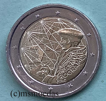 Irland 2 Euro Gedenkmünze 2022 Erasmus-Programm