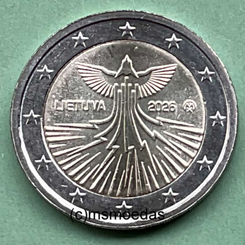 Litauen 2 Euro Gedenkmünze 2026 Energieunabhängigkeit