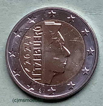 Luxemburg 2 Euro Kursmünze 2024