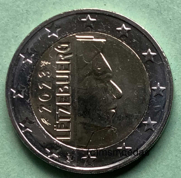 Luxemburg 2 Euro Kursmünze 2023