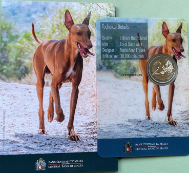 Malta 2 Euro CoinCard 2026 Pharaonenhund Gedenkmünze