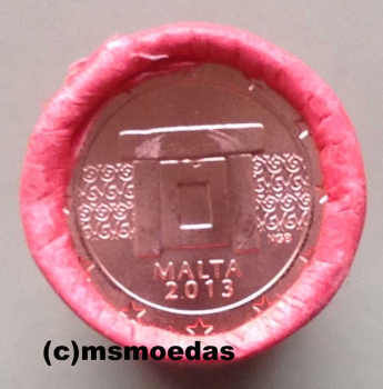 Malta 5 Cent Rolle 2013