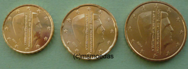 Niederlande 10+20+50 Euro-Cent 2016