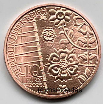 Oesterreich 10 Euro Sondermünze 2026 Aufjuchazn - Loden