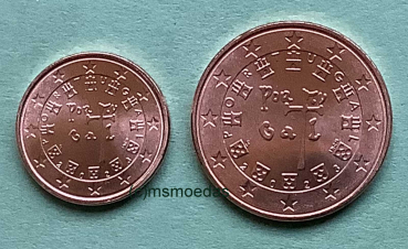 Portugal 1+5 Euro-Cent 2023