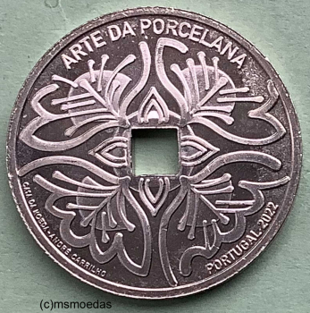 Portugal 5 Euro Sondermünze Kunst des Porzellans