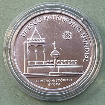 Portugal 5 Euro Silber Sondermünze 2004 Evora UNESCO
